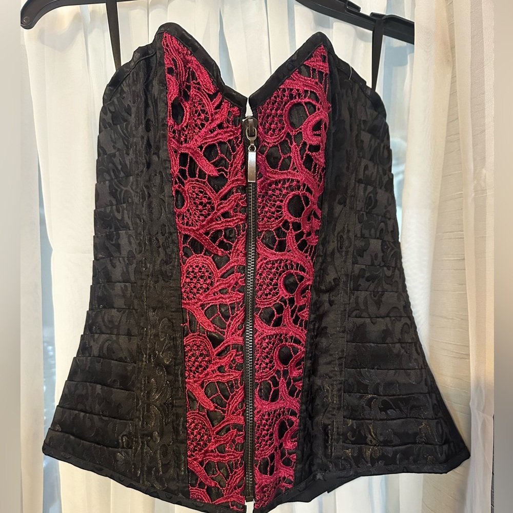 Spirit Black Patterned Corset